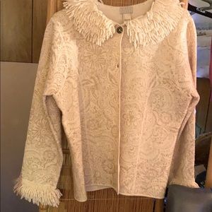 Sigrid Olsen Sport Button Up Sweater/ coat